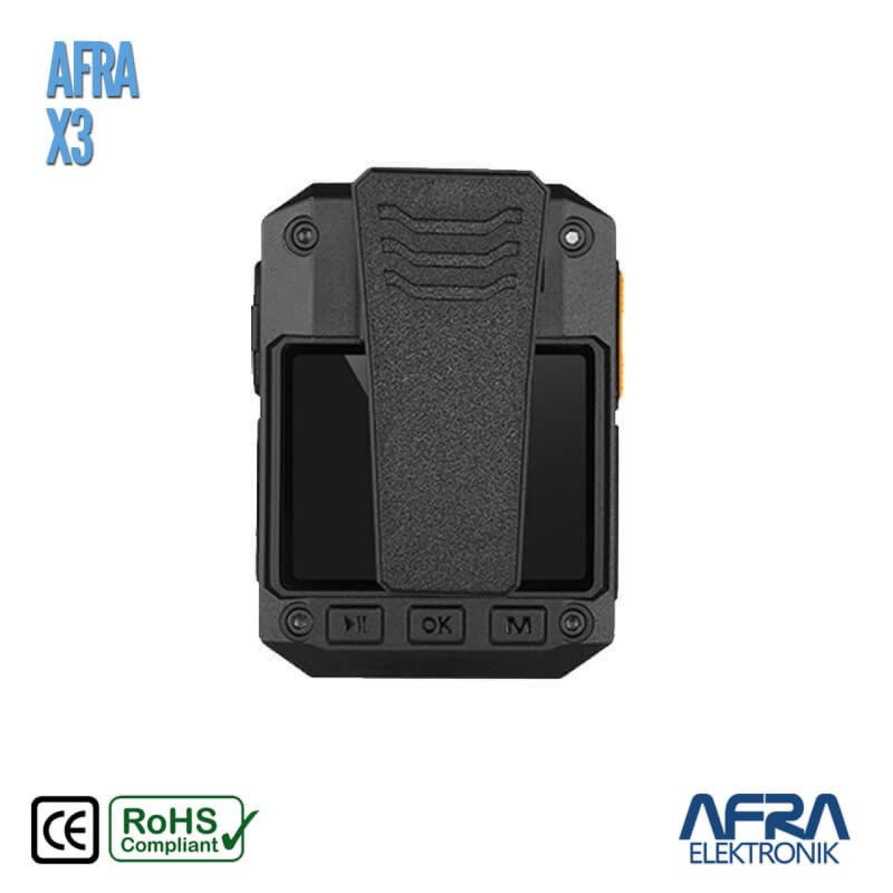 AFRA X3 Profesyonel Yaka Kamerası 32GB 30Megapiksel
