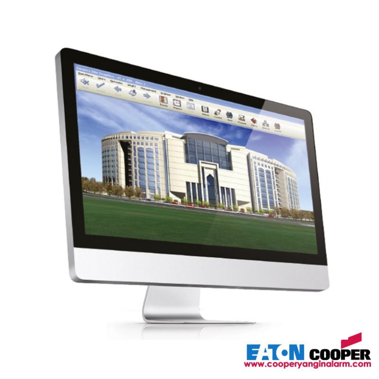 COOPER CF Serisi Kontrol Panelleri için Grafik Site Monitor Yazılımı