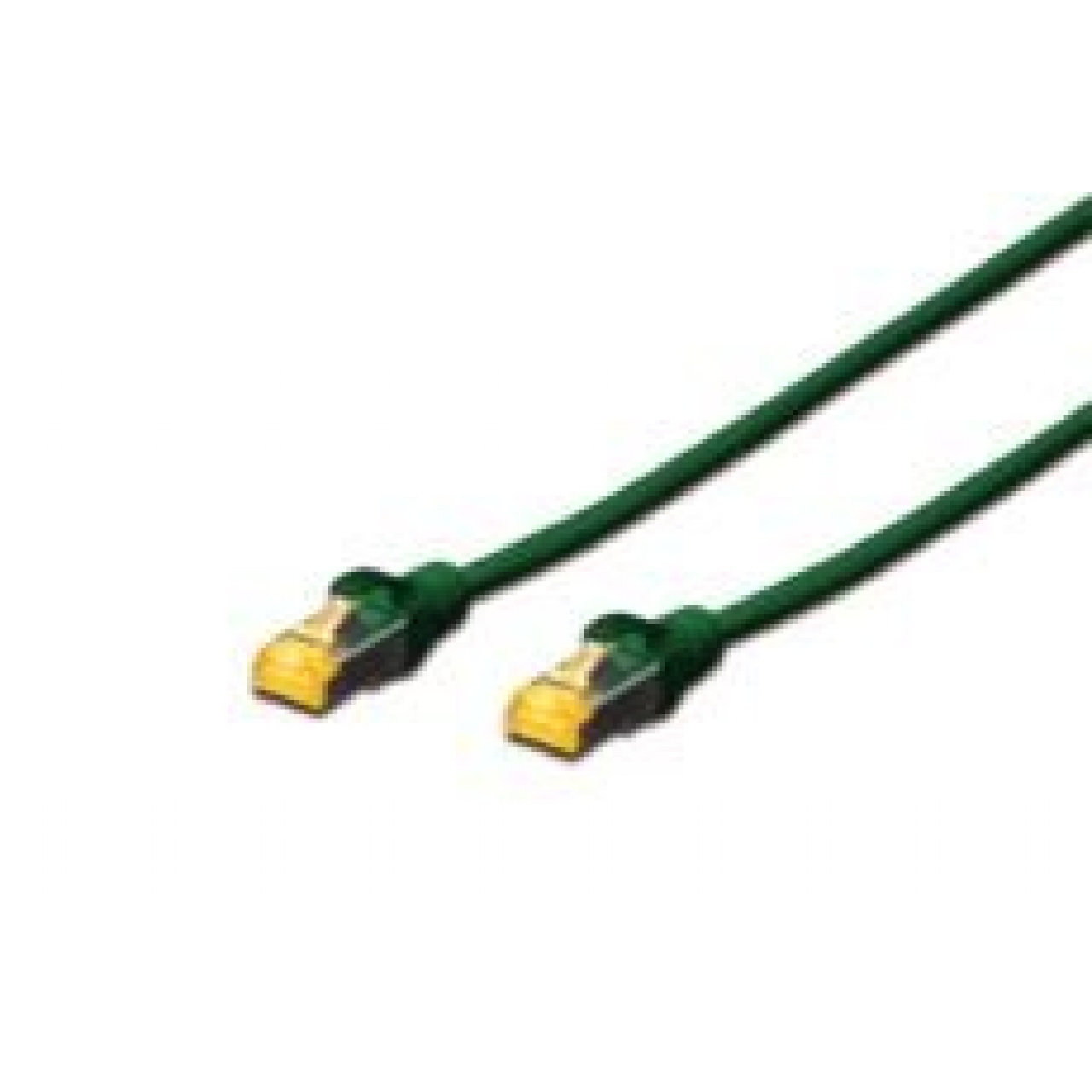 DIGITUS CAT 6A S-FTP patch cable, Cu, LSZH AWG 26-7, uzunluğu 1 m, rengi yeşil