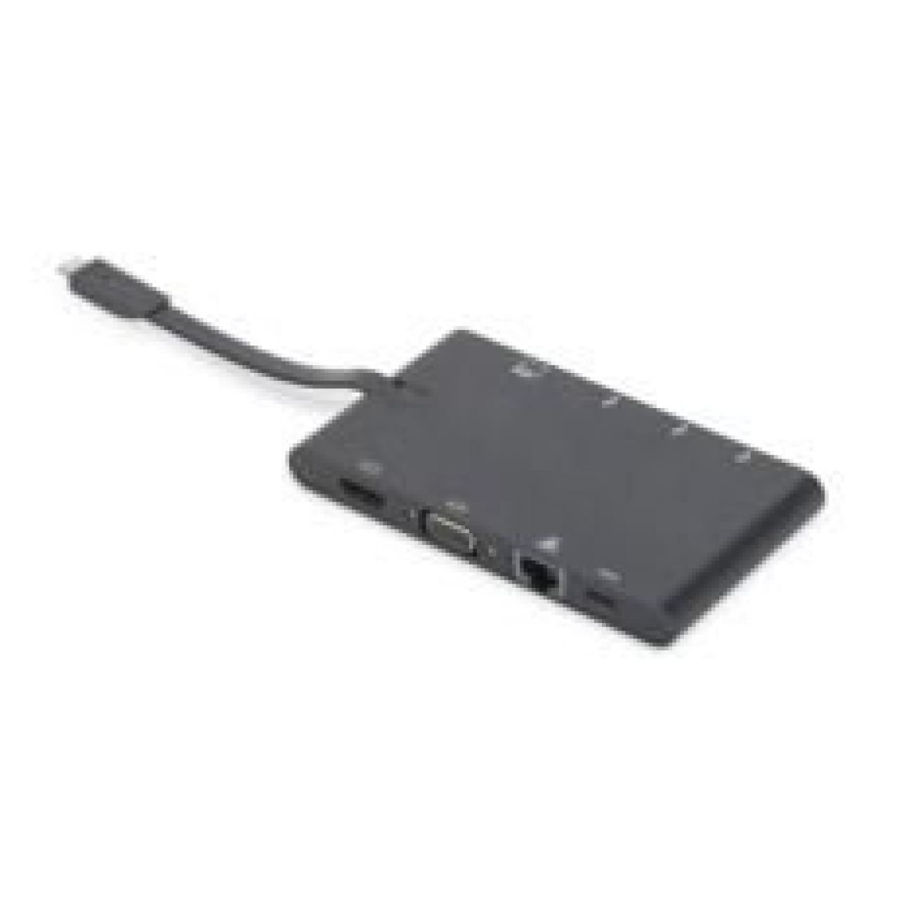 DIGITUS USB-C, 9-Port 2x video, 2x USB-C, 2x USB3.0, RJ45,2x card reader MikroSD