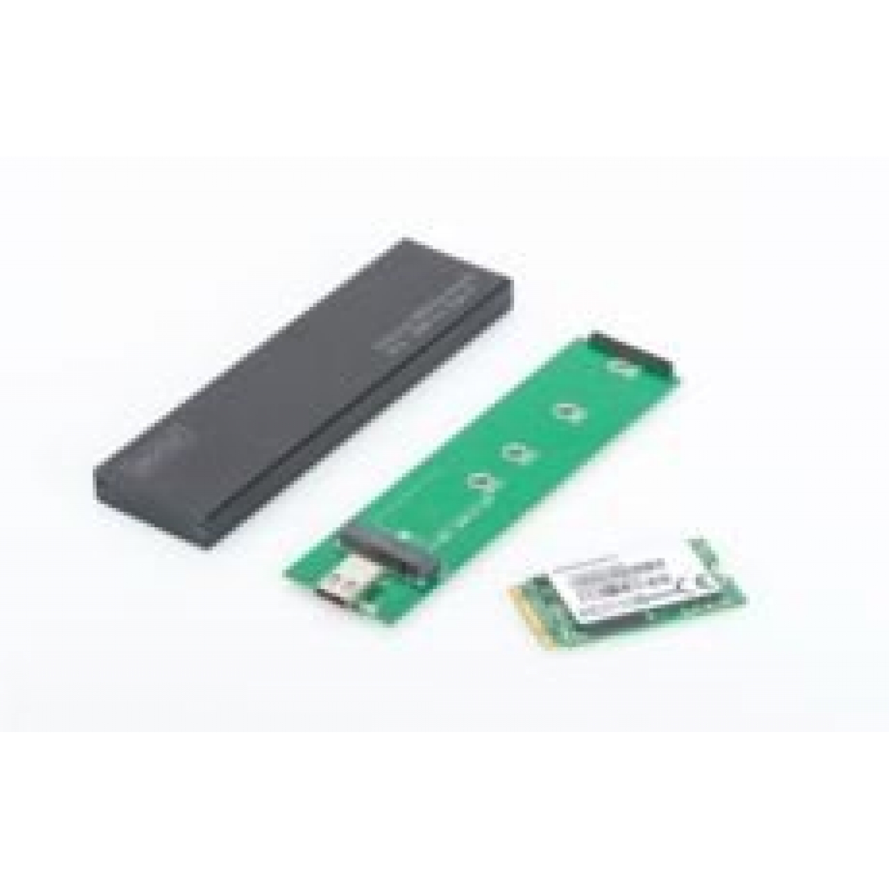 DIGITUS USB Type-C 3.1 External SSD Enclosure M.2 (NGFF) B-Key, alu housing, bla