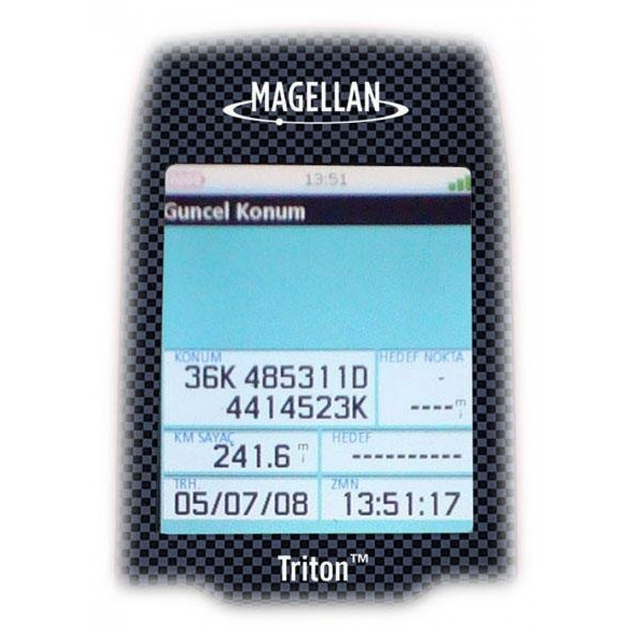 Magellan Triton 400D El Tipi GPS Sistemi