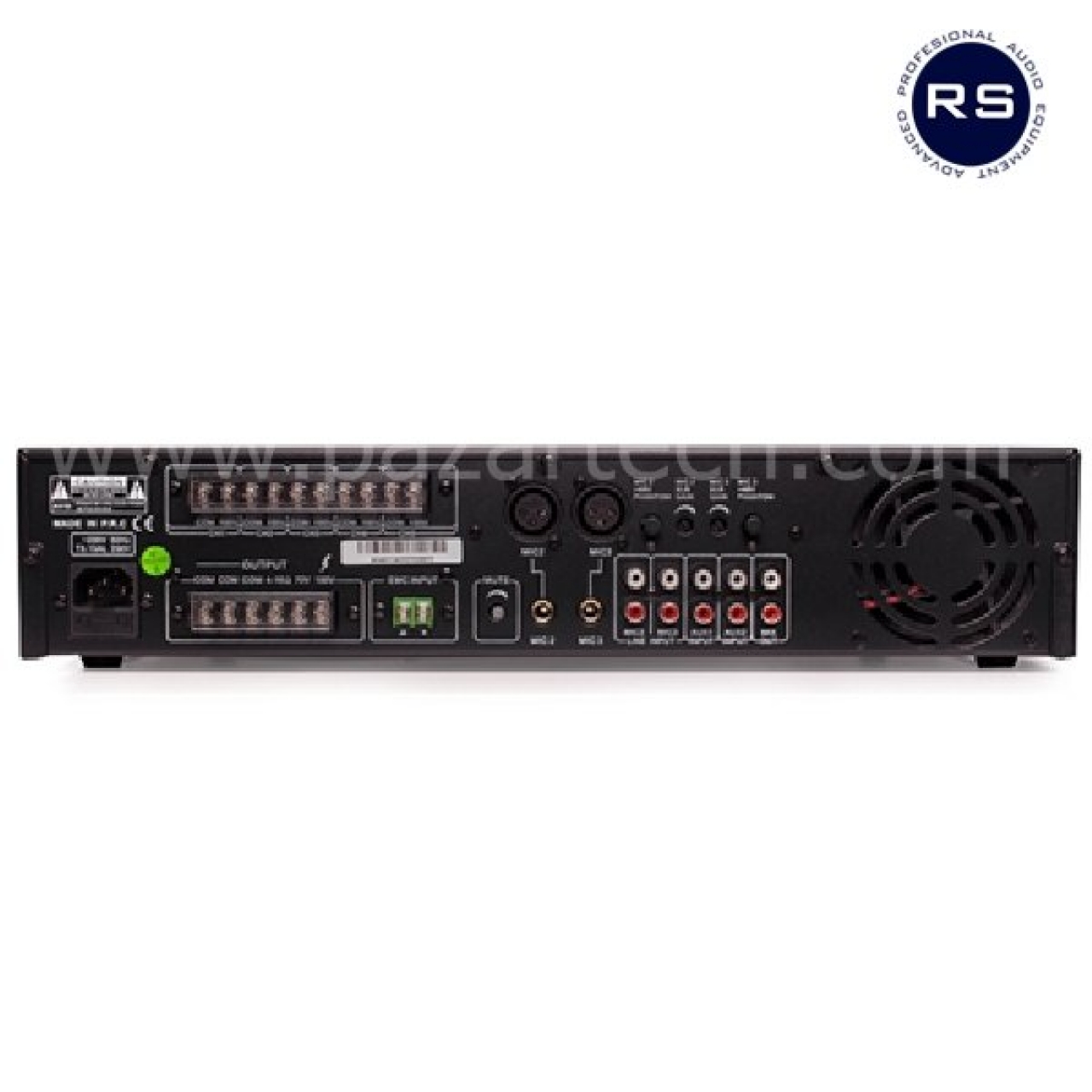 RS AUDIO DPA-200-USB 200W Mixer Anfi USB 5 Kanal 100V