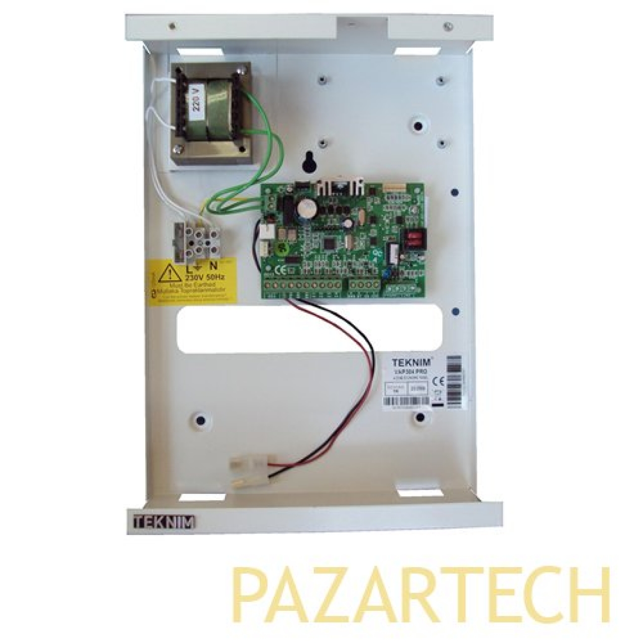 TEKNİM VAP-358 M 8-Zone Hybrid Alarm Panel (Metal Kasa)