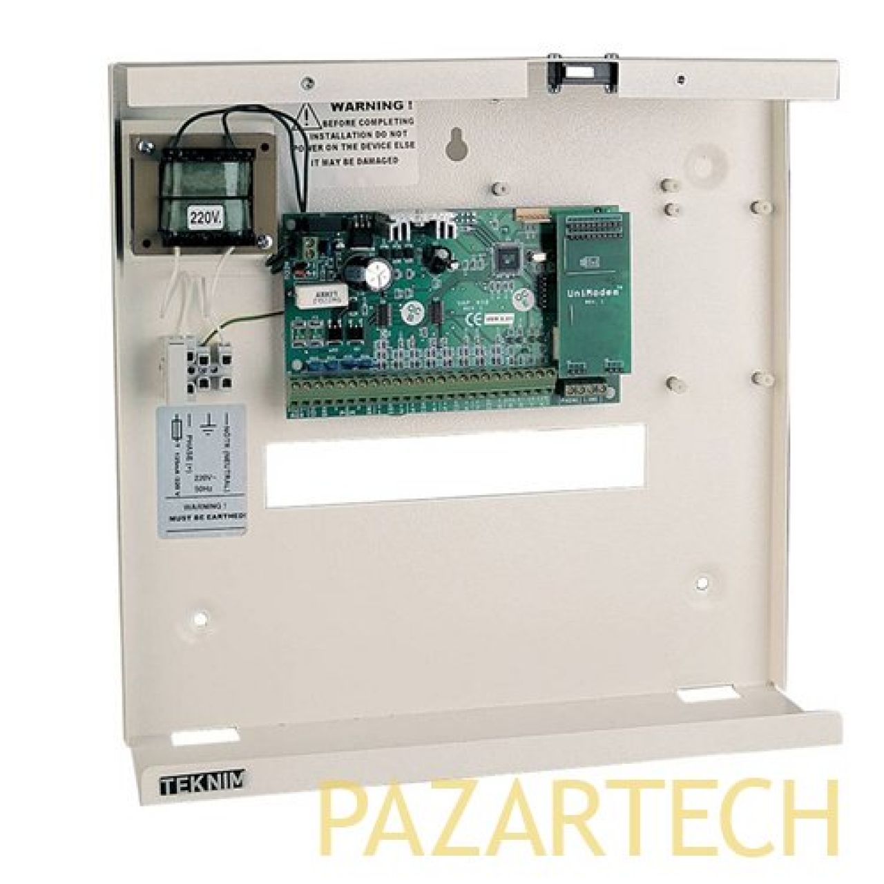 TEKNİM VAP-408 M 8-Zone Alarm Paneli (Metal Kasa)