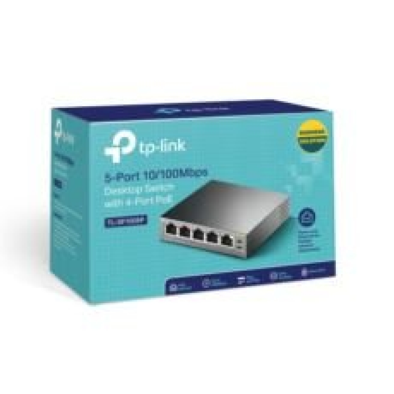 TP-LINK 5 PORT 10-100Mbps Switch 4 PORT PoE