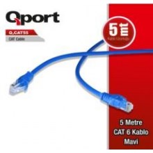 S-LINK QPORT Q-CAT55 UTP CAT6 PAC 5 METRE KABLO