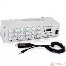 WESTSOUND TKS-100-USB 100W Mikserli USB Amplifikatör