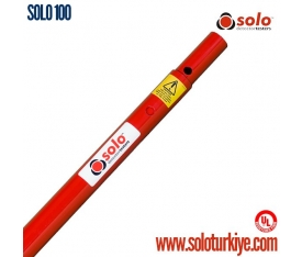 SOLO 100 Teleskopik 4 Kademeli Fiberglas Çubuk - 4.5m