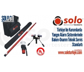 SOLO 811 Duman Dedektörü Test Seti - 6metre "Taşıma Çantalı Set"
