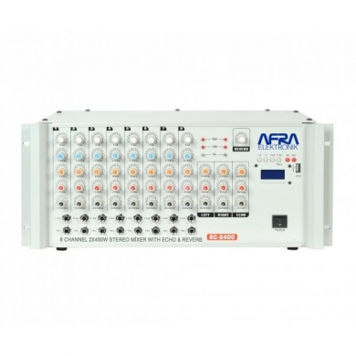 AFRA 8C-2400 2X500W 8 KANAL KÜP MİKSER ANFİ