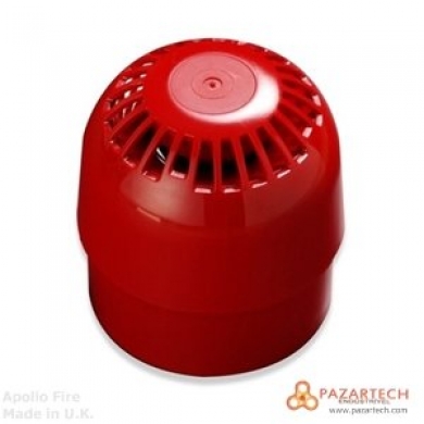 Apollo 55000-001 XP95 Adreslenebilir Elektronik Siren, İzolatörlü, Kırmızı, IP65