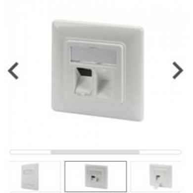 DIGITUS Face plate for Multimedia - Keystone Modules