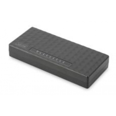 DIGITUS Gigabit Ethernet Switch, 8-port 10-100-1000 Mbps, 8x RJ45