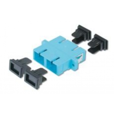DIGITUS uplex, SC to SC, MM, color aqua ceramic sleeve, polymer housing, incl. s