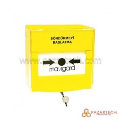 MAVİGARD-MAXLOGİC MG-5310 Söndürmeyi başlatma (release) butonu