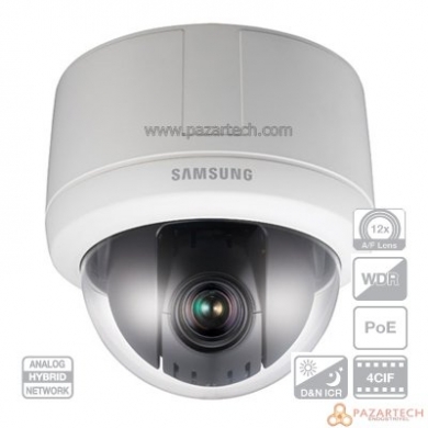 SAMSUNG SNP-3120 12X Optik,4-CIF IP Speed Dome Kamera