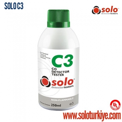 SOLO C3 CO (KarbonMonoksit) Dedektörü Test Spreyi Tüpü